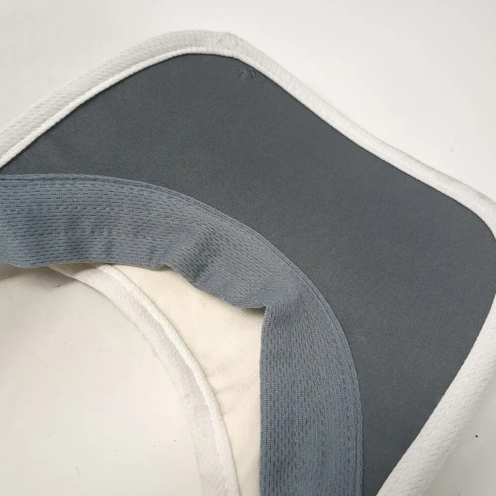Adidas Visor Hat White One Size Strapback Climalite Silver Logo Performance